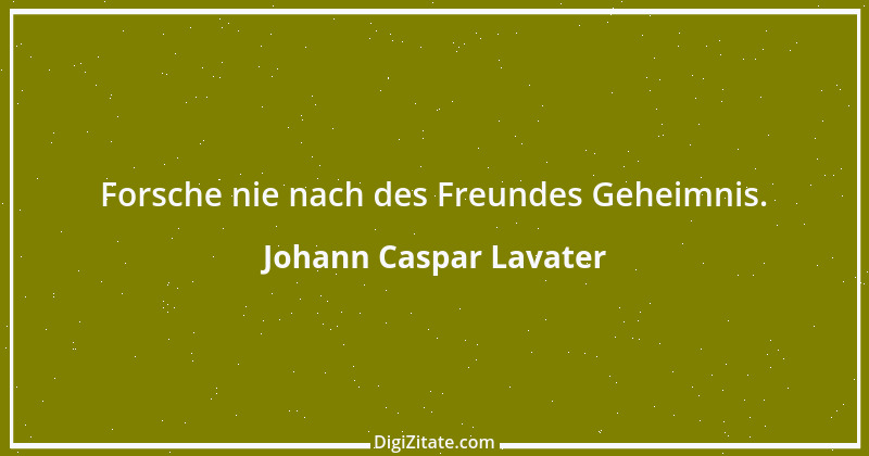 Zitat von Johann Caspar Lavater 129