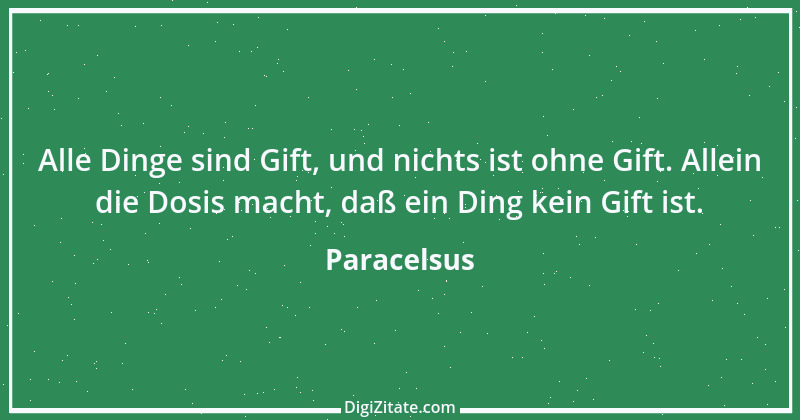 Zitat von Paracelsus 40