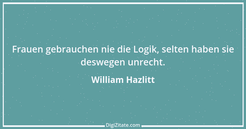 Zitat von William Hazlitt 15