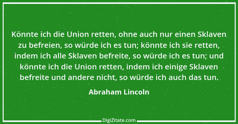 Zitat von Abraham Lincoln 14