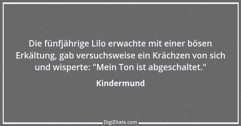 Zitat von Kindermund 26