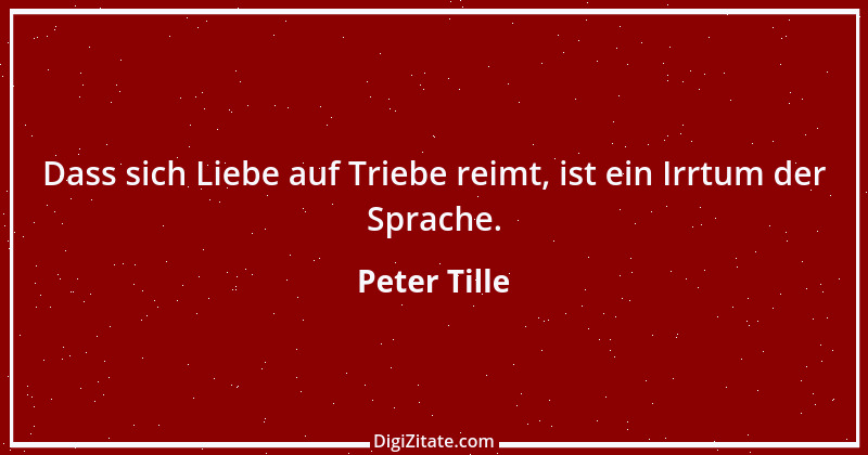 Zitat von Peter Tille 1