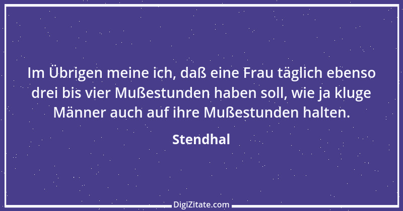 Zitat von Stendhal 130