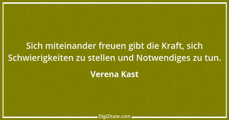 Zitat von Verena Kast 2