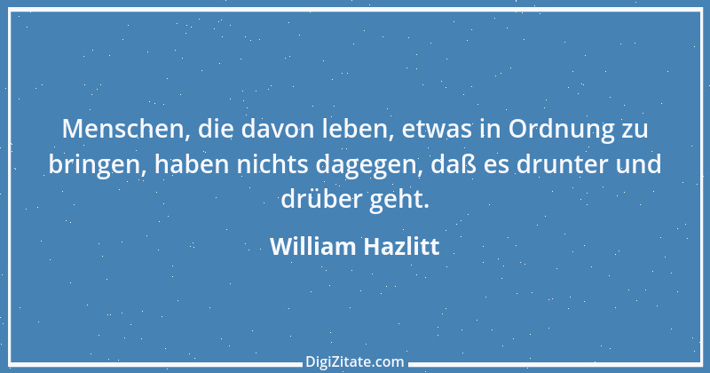 Zitat von William Hazlitt 16