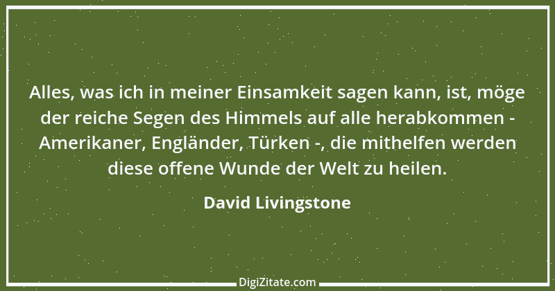 Zitat von David Livingstone 5