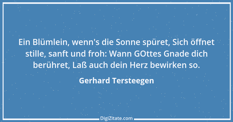 Zitat von Gerhard Tersteegen 6