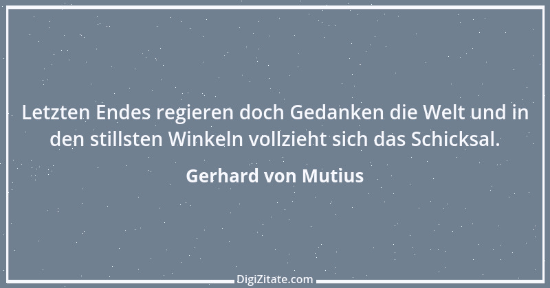 Zitat von Gerhard von Mutius 7