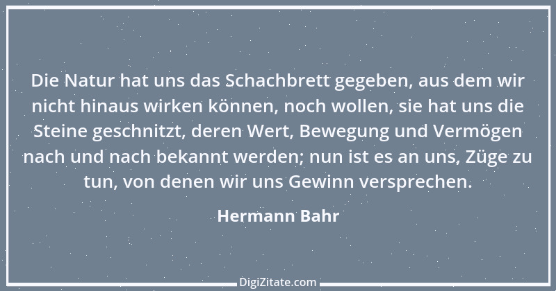 Zitat von Hermann Bahr 69