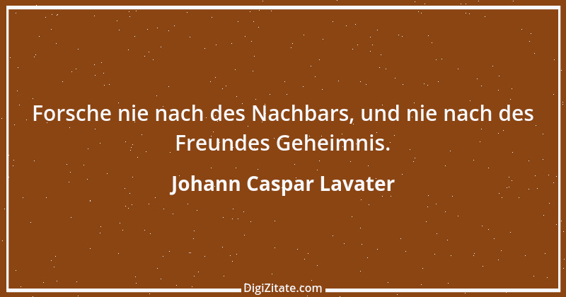 Zitat von Johann Caspar Lavater 131