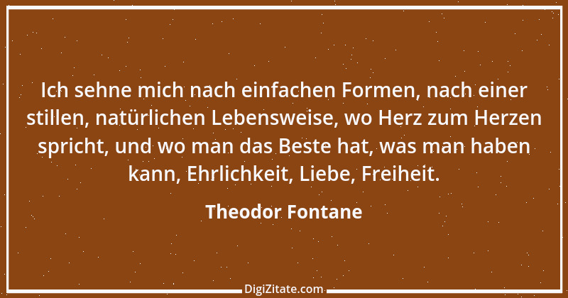 Zitat von Theodor Fontane 423