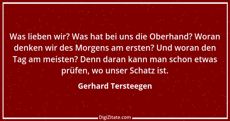 Zitat von Gerhard Tersteegen 7