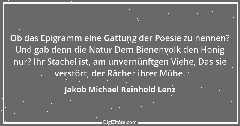 Zitat von Jakob Michael Reinhold Lenz 10