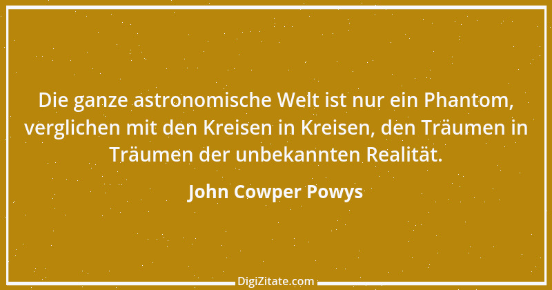 Zitat von John Cowper Powys 3