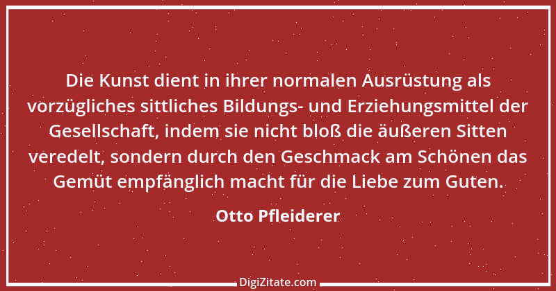 Zitat von Otto Pfleiderer 7