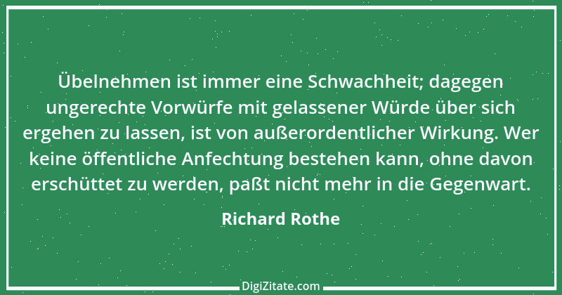 Zitat von Richard Rothe 14