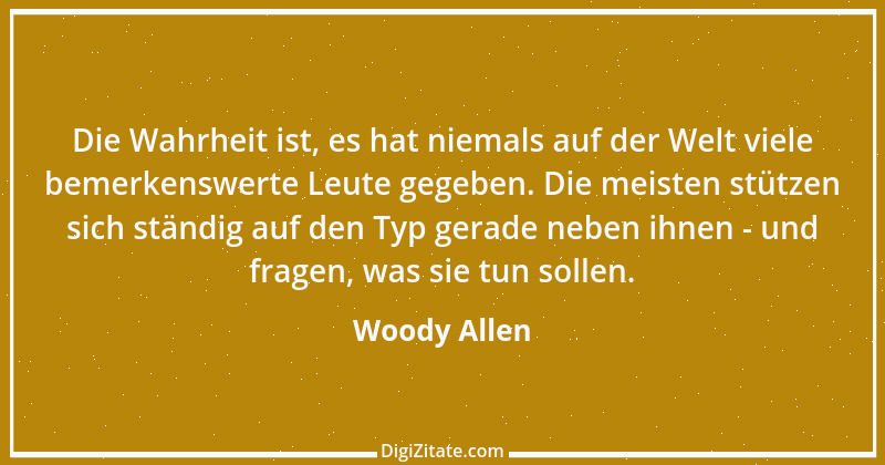 Zitat von Woody Allen 112