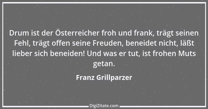 Zitat von Franz Grillparzer 9