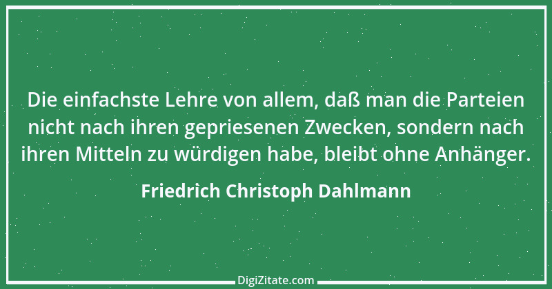 Zitat von Friedrich Christoph Dahlmann 1