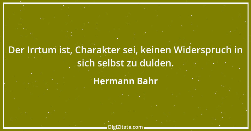 Zitat von Hermann Bahr 71