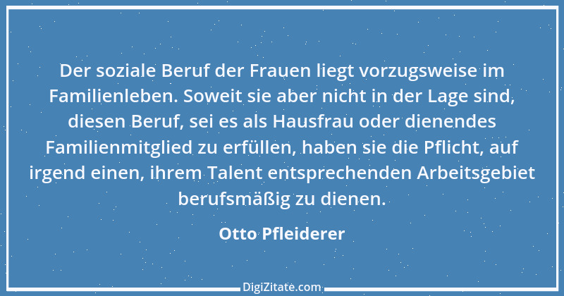 Zitat von Otto Pfleiderer 8