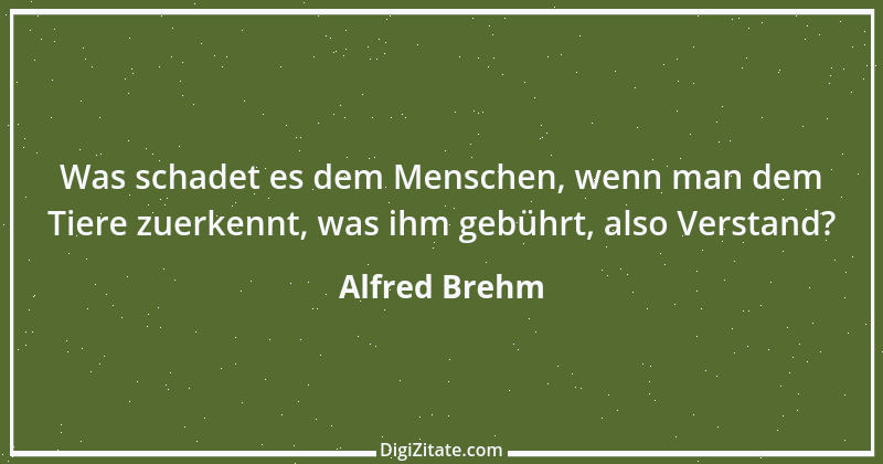 Zitat von Alfred Brehm 5