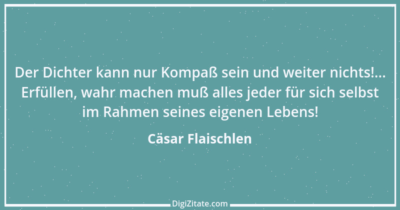 Zitat von Cäsar Flaischlen 23