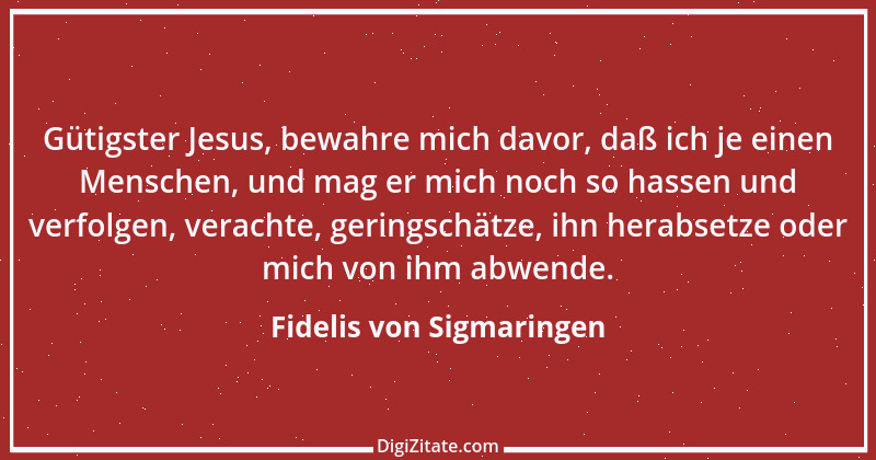 Zitat von Fidelis von Sigmaringen 2