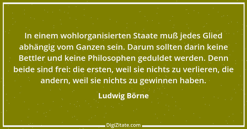 Zitat von Ludwig Börne 286