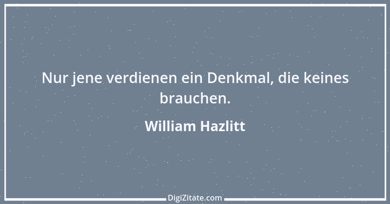 Zitat von William Hazlitt 20