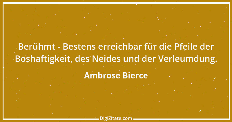 Zitat von Ambrose Bierce 395