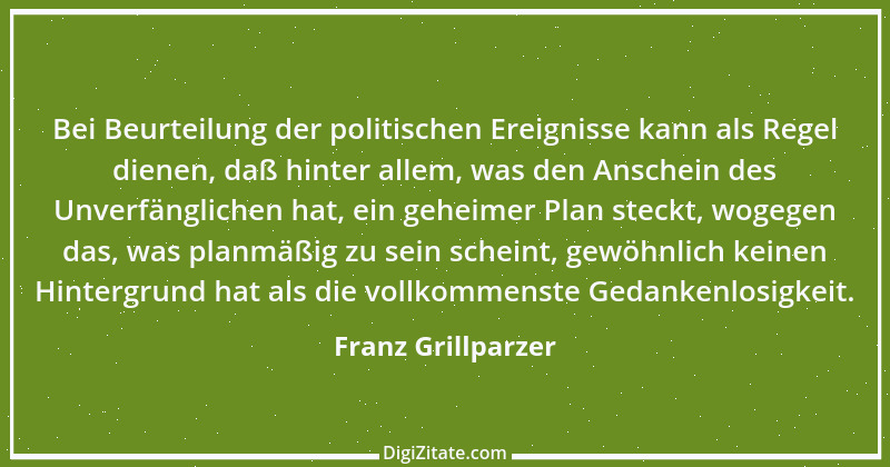 Zitat von Franz Grillparzer 11