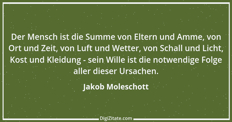 Zitat von Jakob Moleschott 3