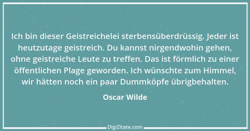 Zitat von Oscar Wilde 1071