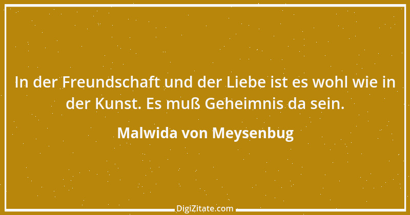 Zitat von Malwida von Meysenbug 13