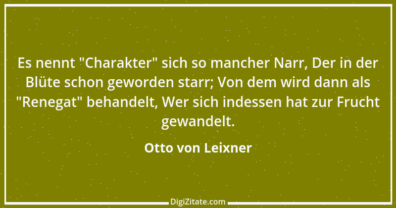 Zitat von Otto von Leixner 69