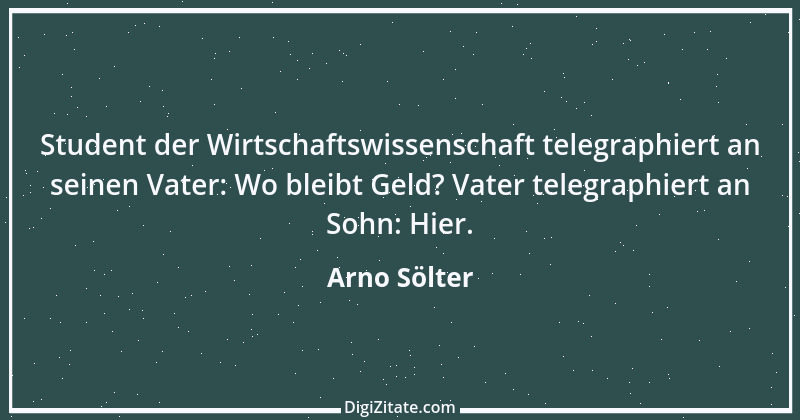 Zitat von Arno Sölter 1