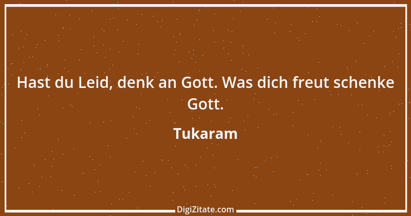 Zitat von Tukaram 4