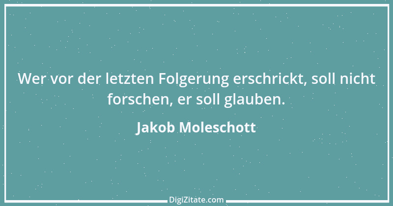 Zitat von Jakob Moleschott 5