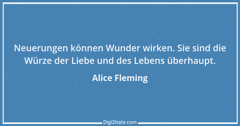 Zitat von Alice Fleming 1