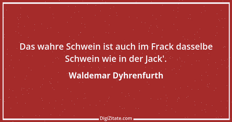 Zitat von Waldemar Dyhrenfurth 6