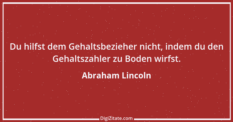 Zitat von Abraham Lincoln 23