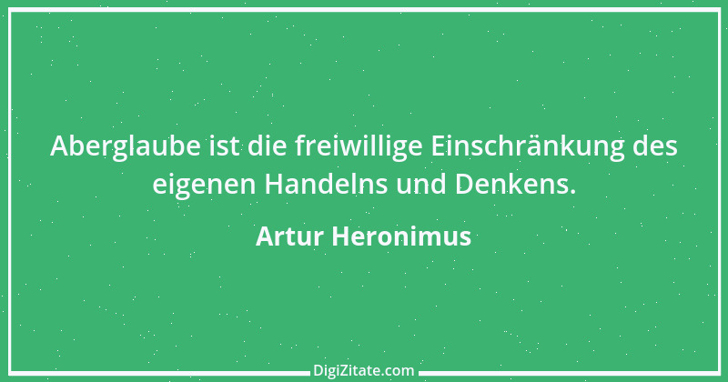 Zitat von Artur Heronimus 2