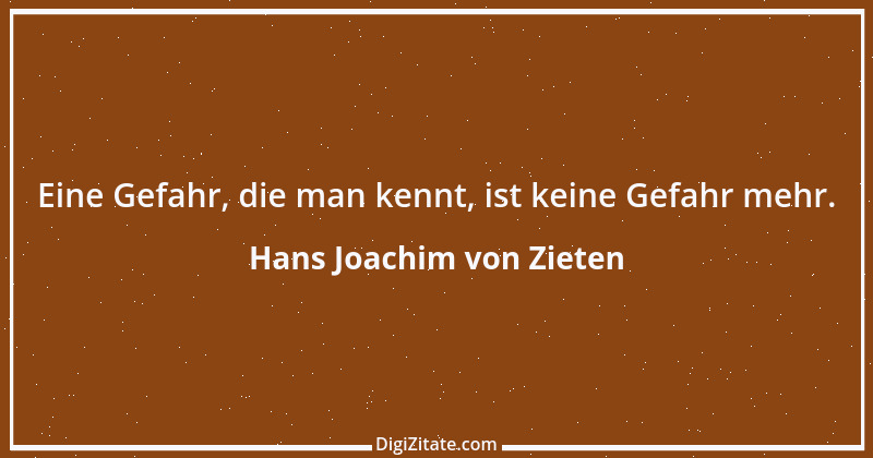 Zitat von Hans Joachim von Zieten 1