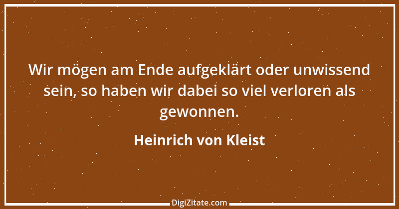 Zitat von Heinrich von Kleist 68