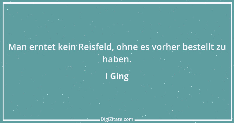 Zitat von I Ging 9