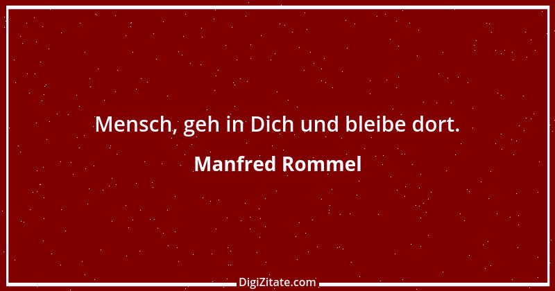 Zitat von Manfred Rommel 9