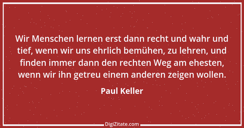 Zitat von Paul Keller 65