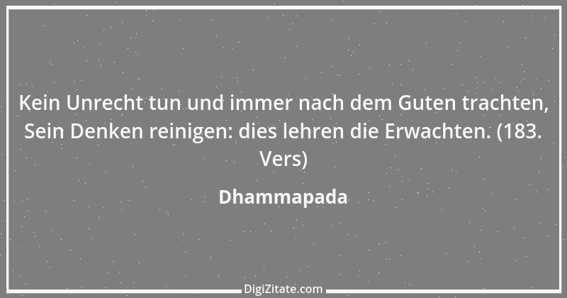 Zitat von Dhammapada 164