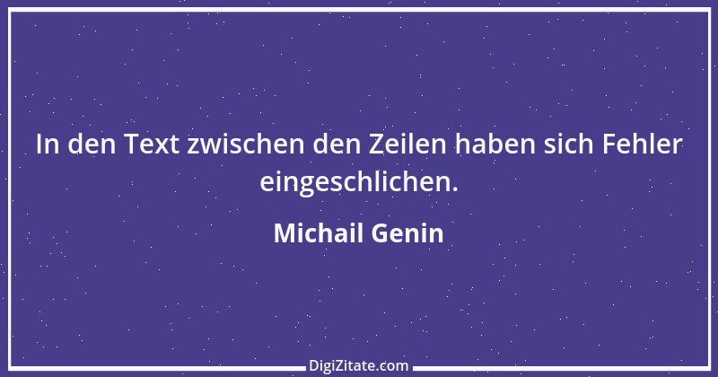 Zitat von Michail Genin 23